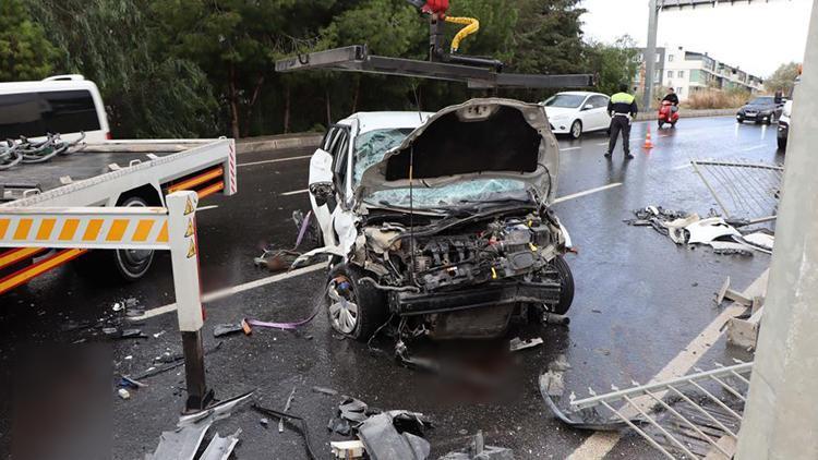 Kuşadası çevre yolunda trafik kazası: 1 yaralı