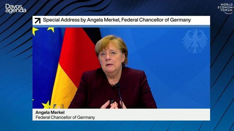 Merkel’in Prof. Şahin’i övgüsü Davos’a damga vurdu