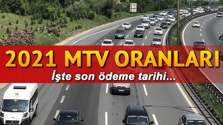 MTV hesaplama tablosu ve ödeme ekranı 2021 MTV ödemeleri ne zaman bitecek