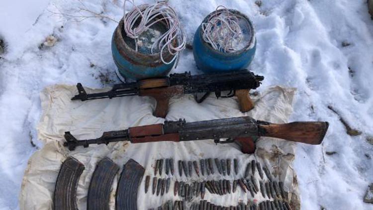 Vanda, PKKya ait silah ve mühimmat bulundu