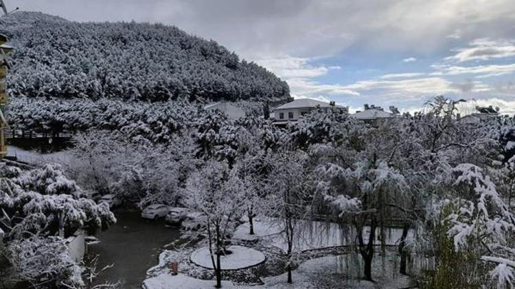 Muğlada kar sevinci