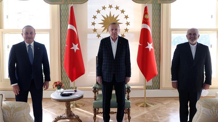 Cumhurbaşkanı Erdoğan, İran Dışişleri Bakanı Cevad Zarifi kabul etti