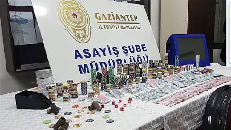 Gaziantepte kumar baskını: 24 gözaltı