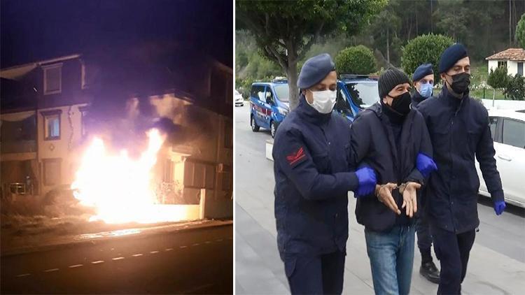 Park halindeki otomobili kundakladı, ailevi nedenlerden yaptım dedi