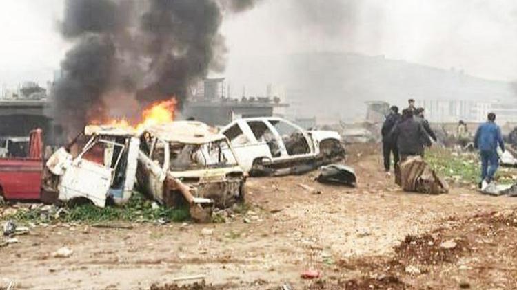 Afrinde bomba yüklü araçla saldırı:5 ölü, 22 yaralı