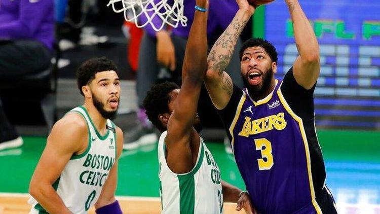 NBAde gecenin sonuçları | Lakers, Celticsi bir sayı farkla mağlup etti