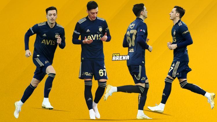 Fenerbahçenin yeni transferi Mesut Özil, ilk kez oyunda