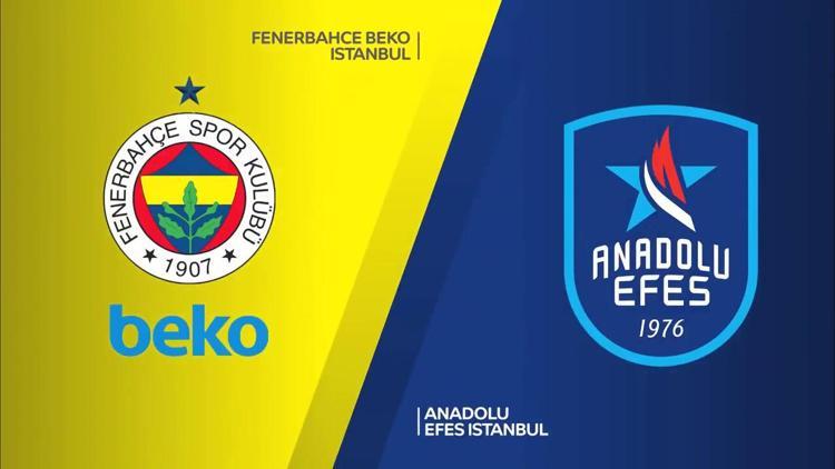 Euroleaguede 24. maç haftası Anadolu Efes deplasmanda, Fenerbahçe Beko evinde...