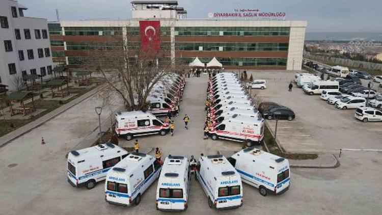 Diyarbakırda 22 yeni ambulans Tören düzenlendi
