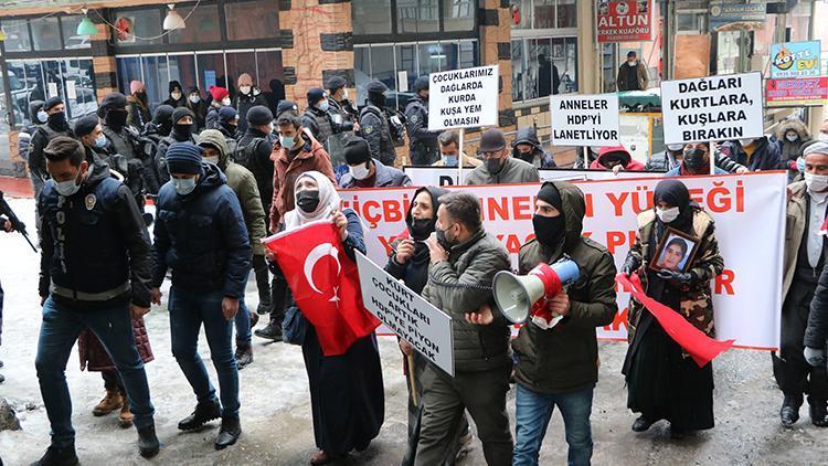 Hakkaride HDPliler yine evlat eylemini engellemeye çalıştı
