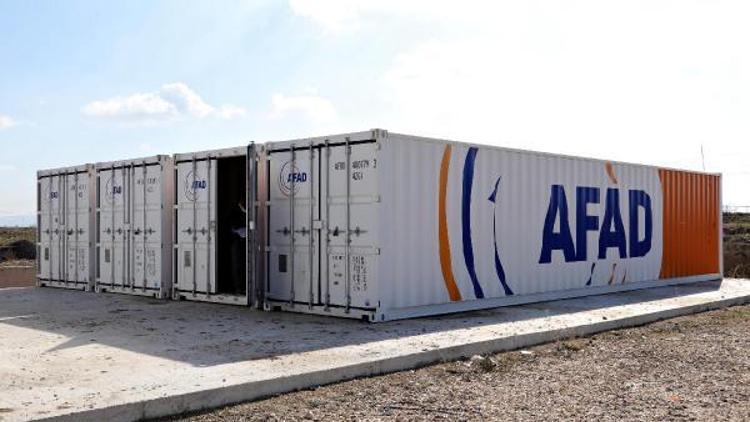 Eskişehirde AFADın konteynerlerinden yardım malzemesi çalındı