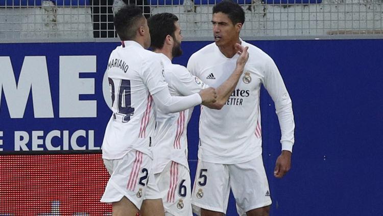 Real Madrid, lig sonuncusu Huescayı zor yendi