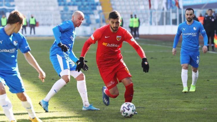 Erzurumspor 1-1 Kayserispor (Maçın özeti ve golleri)