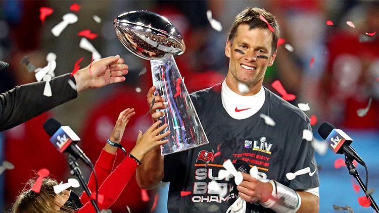 Son Dakika: NFLde şampiyon Tampa Bay Buccaneers Tom Brady bir kez daha tarih yazdı...
