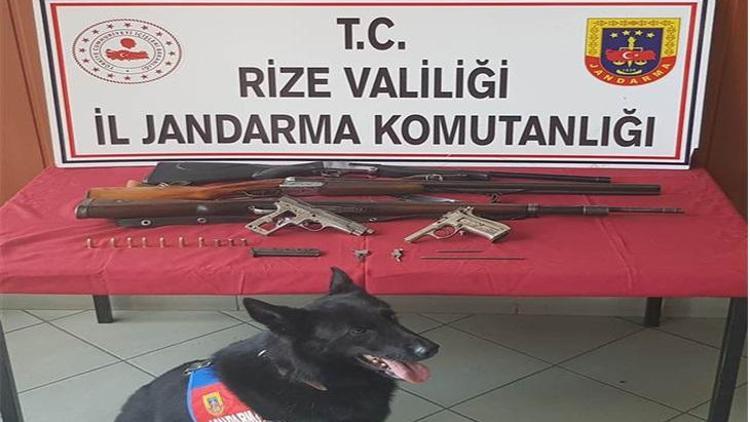 Rizede silah imalatı ve ticaretine yönelik operasyonda 1 şüpheli yakalandı