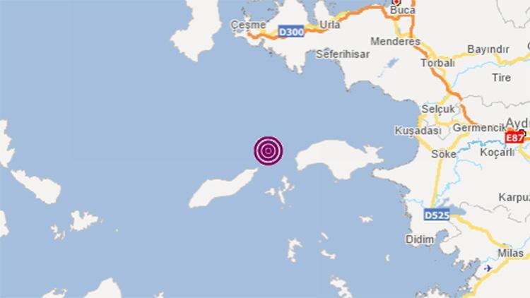 Son dakika... İzmirin Urla ilçesi açıklarında 4.4 büyüklüğünde deprem