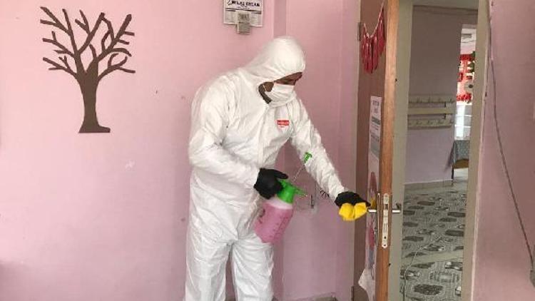 Lüleburgaz’da okullar dezenfekte edildi