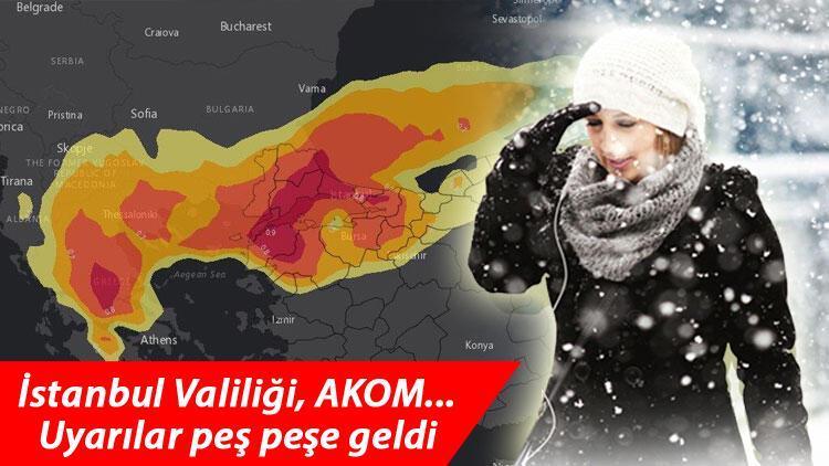 Bugün yaz, yarın kış Kar yağışı ne zaman gelecek İstanbula peş peşe uyarılar...