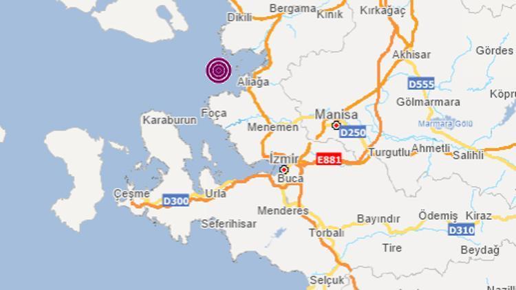 İzmir Çandarlı Körfezinde 3.8 büyüklüğünde deprem