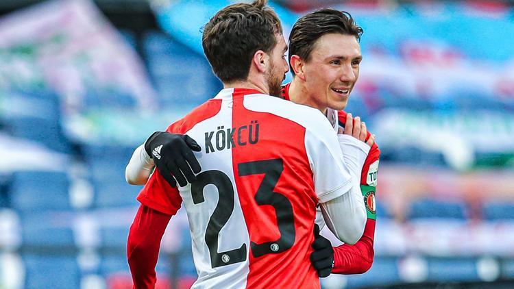 Orkun Kökçünün gol attığı maçta Feyenoord, Willemi farklı yendi