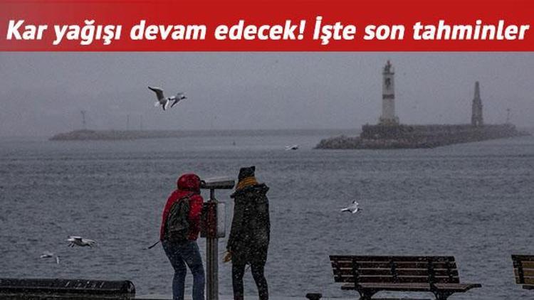 İstanbulda kar yağışı ne zaman duracak, bugün hava nasıl MGM 15 Şubat il il hava durumu tahminleri