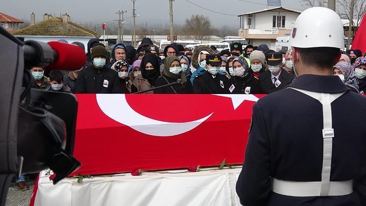 Şehit Uzman Çavuş Ümit Gıcır, Balıkesirde son yolculuğuna uğurlandı