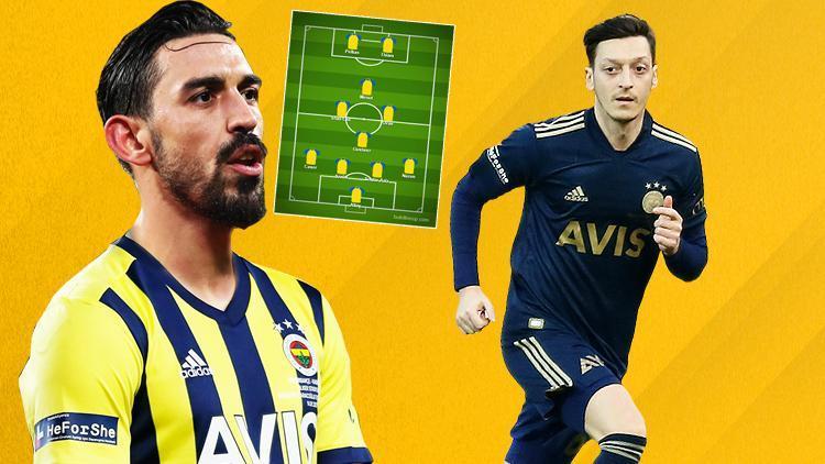 Fenerbahçede Erol Bulutun Mesut Özil, İrfan Can ve Pelkaslı yeni dizilişi