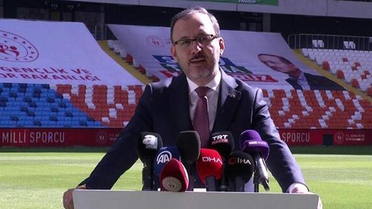Bakan Kasapoğlu Yeni Adana Stadının açılışında konuştu