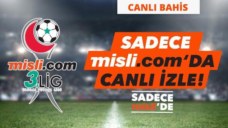 Misli.com 3. Lig Canlı Yayınları ve Canlı İddaa (21 Şubat 2021)