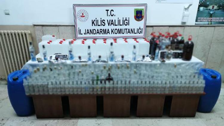 Kilis’te sahte içki operasyonu