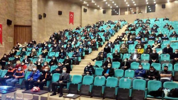 Süleymanpaşa Belediyesi personeline afet eğitim