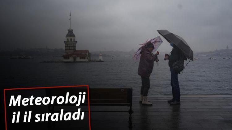 Meteoroloji İstanbul için saat verdi İşte son hava durumu raporu
