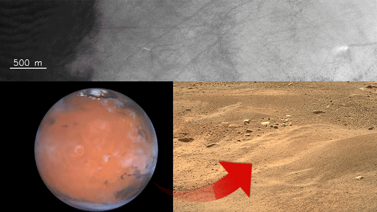 Mars’tan inanılmaz bir görüntü daha Devasa hortumların fotoğrafı yayınlandı…