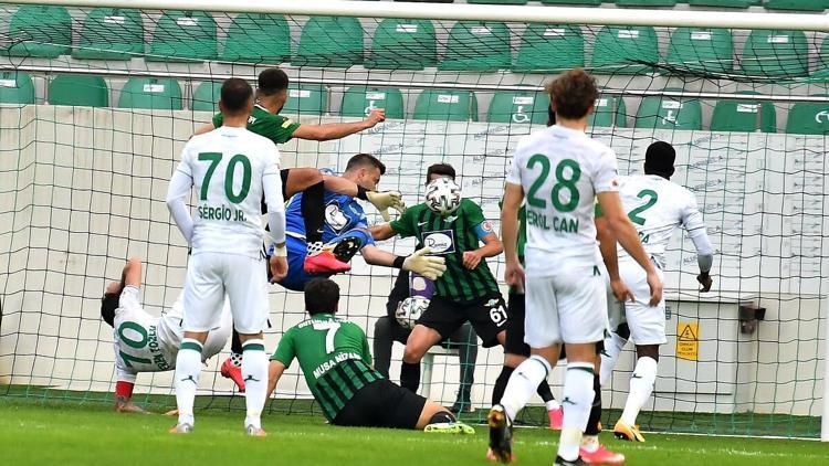 Giresunsporun 12 maçlık galibiyet serisi sona erdi