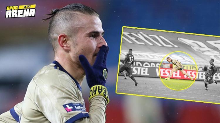 Fenerbahçede Pelkasın Trabzonspora attığı goldeki şutun hızı ortaya çıktı