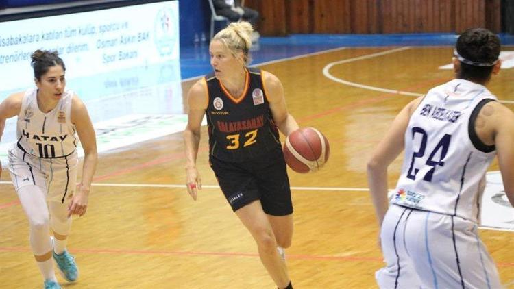 Kadınlar Basketbol Süper Ligi: Hatay Büyükşehir Belediyespor 63-74 Galatasaray