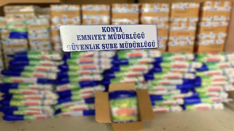 Konyada 26 bin 500 kilo sahte toz deterjan ele geçirildi: 4 gözaltı