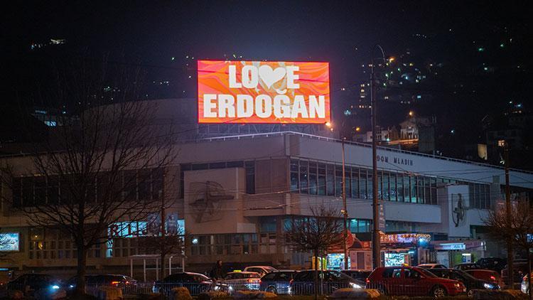 Saraybosnadan Love Erdoğan mesajı