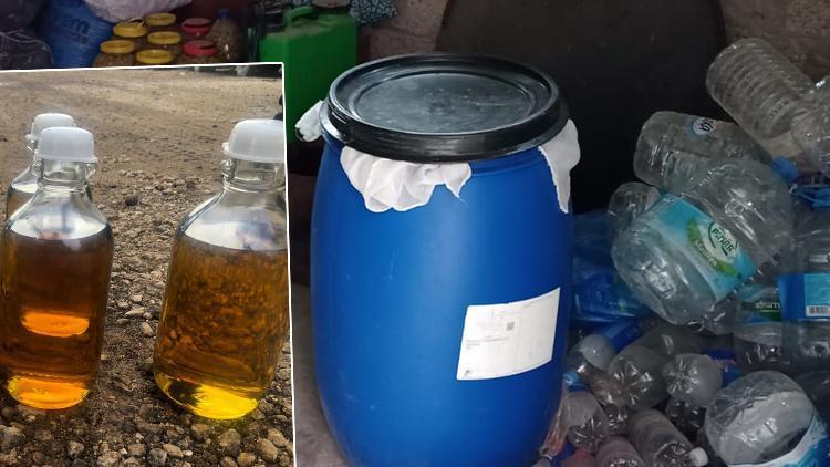 Adanada 432 litre sahte içki ve 4 bin 800 litre kaçak akaryakıt ele geçirildi