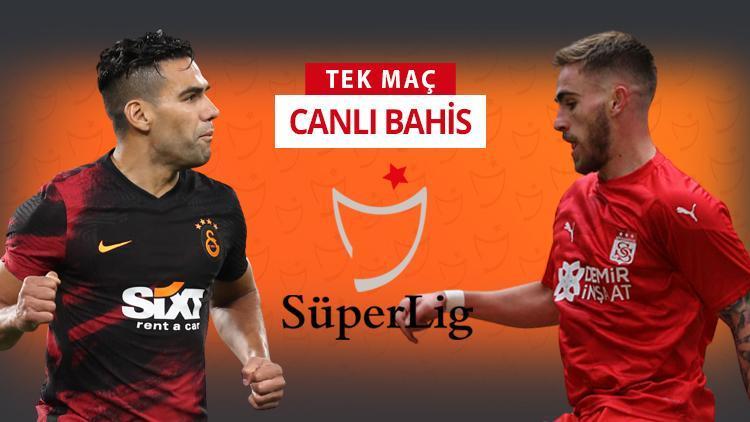 Galatasarayda Falcao ve Taylan ilk 11e dönüyor Sivasspor karşısında galibiyetlerine iddaada...