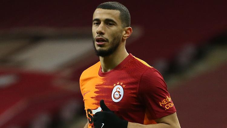 Galatasarayda Younes Belhandadan maç sonu zemin tepkisi