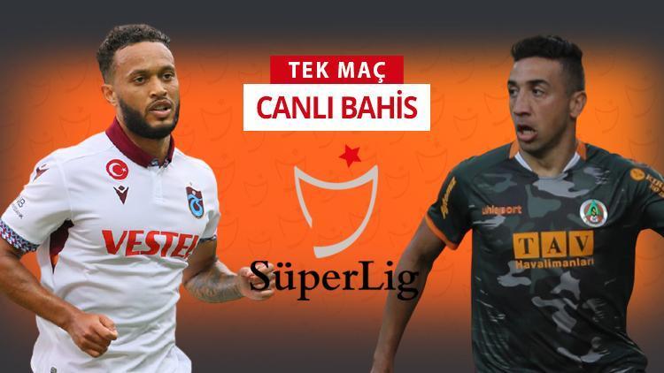 Alanyaspor savunmanın bel kemiğini deplasmana götürmedi Trabzonsporun iddaa oranı...