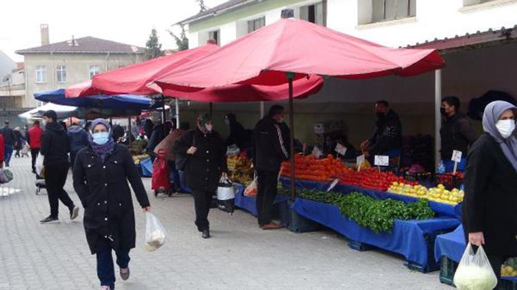 Keşan’da halk pazarı süresiz kapatıldı