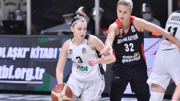 Kadınlar Basketbol Süper Ligi: Beşiktaş HDI Sigorta 79-70 Bellona Kayseri Basketbol