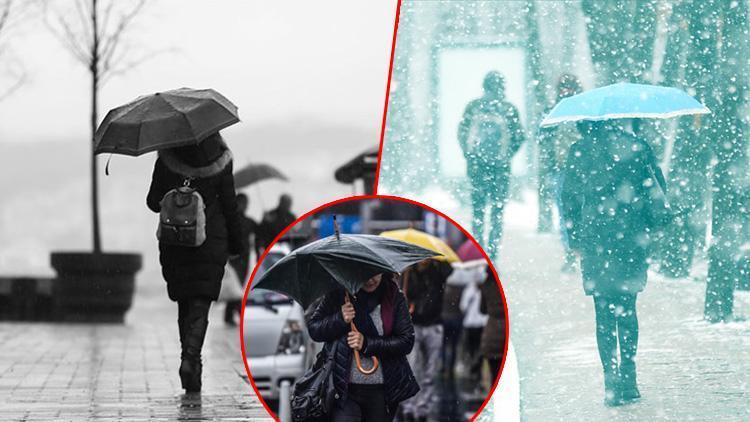 Meteorolojiden çok sayıda kente sarı ve turuncu kodlu uyarı Tüm yurtta yağış var