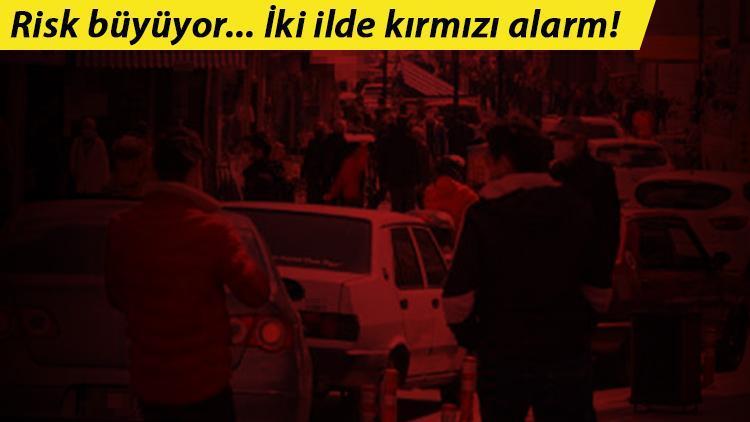 Kırmızı listedeki iki ilde sıkı tedbir Etkinlikler yasaklandı... HES kodu zorunlu hale getirildi