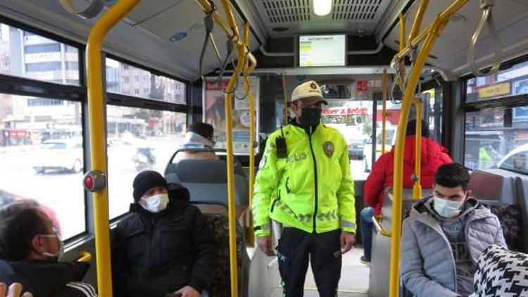 İstanbulda toplu taşıma araçlarında koronavirüs denetimi