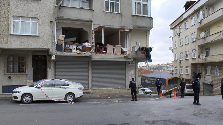 Gaziosmanpaşada patlama olan binada incelemede bulunuldu