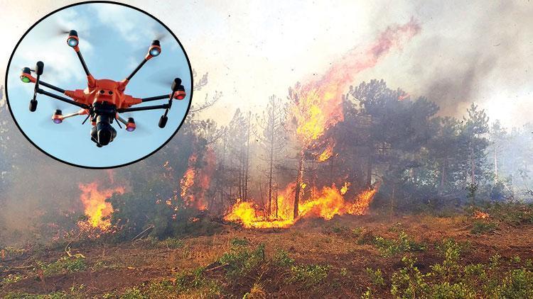 Orman yangınlarına termal kameralı dronlar