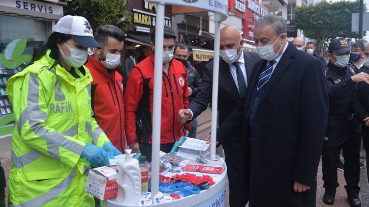 Vaka sayılarının tırmanışa geçtiği Mersin ve Osmaniyede sıkı denetim